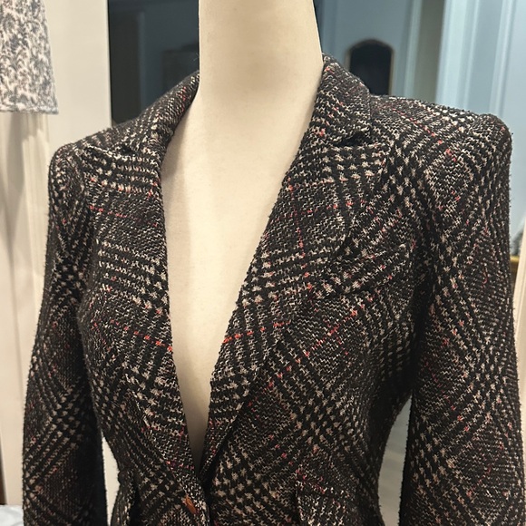 Smythe equestrian Black and White Plaid Blazer - Picture 13 of 15